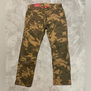 Jordan Craig Camoflague Pants Mens 34 x 30” Brown Tan Cotton Brown Tan Green